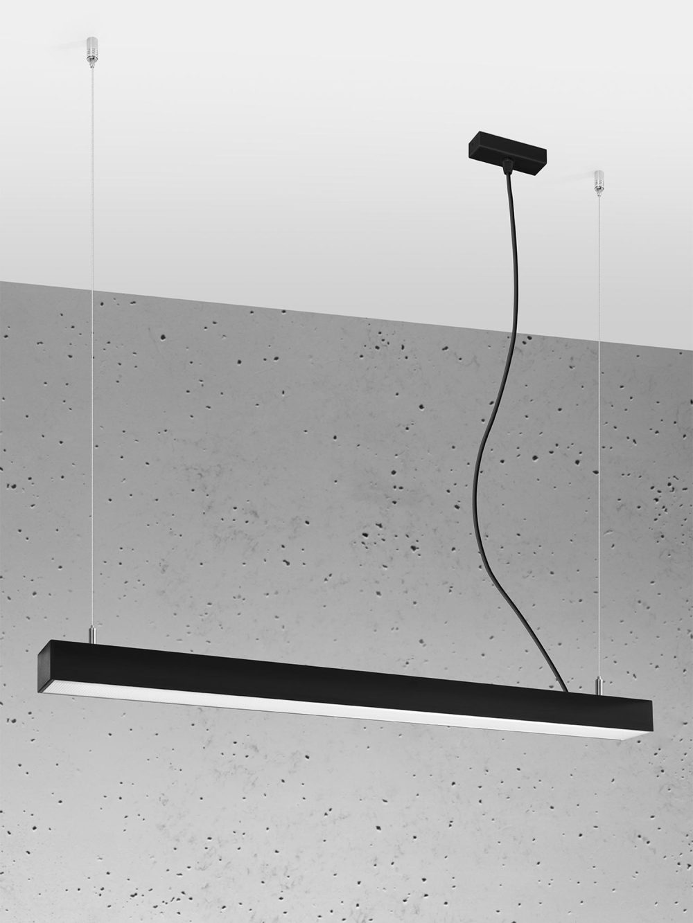 Nowoczesna Lampa Wisząca Biała PINNE 90 - obrazek 16