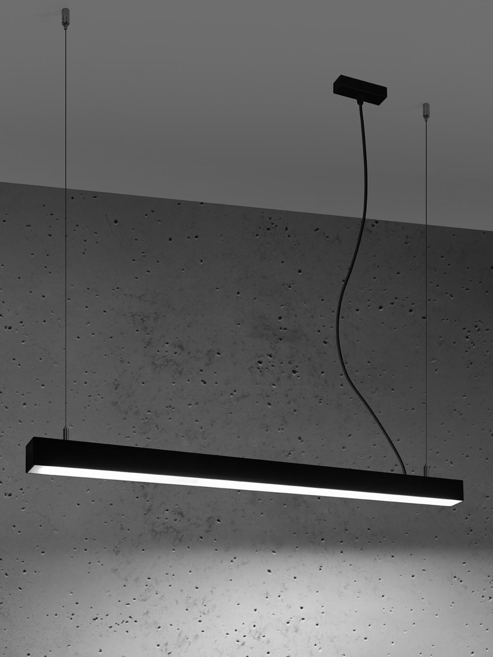Nowoczesna Lampa Wisząca Biała PINNE 90 - obrazek 17