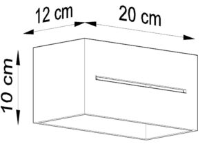 miniaturka Nowoczesny Kinkiet Aluminiowy LYSR MAXI
