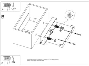 miniaturka Nowoczesny Kinkiet Aluminiowy LYSR MAXI