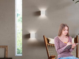 miniaturka Elegancki Kinkiet Kwadratowy LUXOR LED IP54