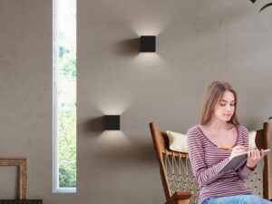 miniaturka Elegancki Kinkiet Kwadratowy LUXOR LED IP54