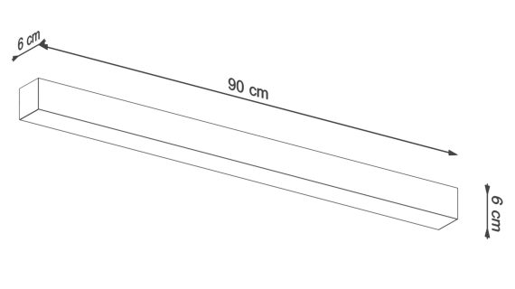miniaturka Nowoczesny Kinkiet PINNE 90