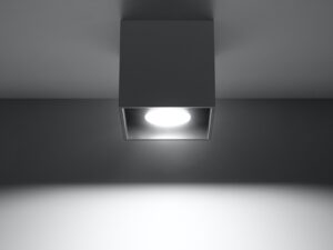 miniaturka Uniwersalny Plafon QUARK 1 w Kolorze Antracytu