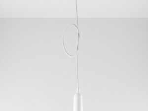 miniaturka KROMA 1 Lampa PVC Biały Styl Minimalistyczny