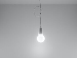 miniaturka KROMA 1 Lampa PVC Biały Styl Minimalistyczny