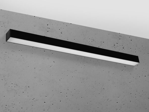 Kinkiet czarny LED – mocne światło w dół