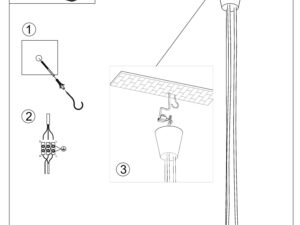 miniaturka KROMA 3 Lampa Wisząca Trzy Żarówki Biały
