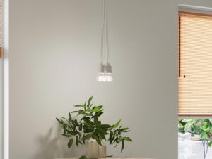 miniaturka KROMA 3 Lampa Wisząca Trzy Żarówki Biały