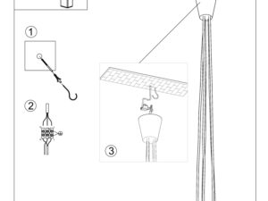 miniaturka Lampa Wisząca KROMA 5 Biały Styl Minimalistyczny