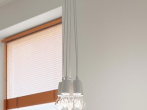 miniaturka Lampa Wisząca KROMA 5 Biały Styl Minimalistyczny