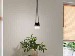 miniaturka KROMA 3 Lampa Wisząca Trzy Żarówki Biały