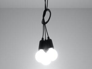 miniaturka KROMA 3 Lampa Wisząca Trzy Żarówki Biały