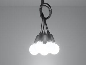 miniaturka Lampa Wisząca KROMA 5 Biały Styl Minimalistyczny