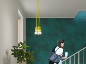 miniaturka Lampa Wisząca KROMA 5 Biały Styl Minimalistyczny