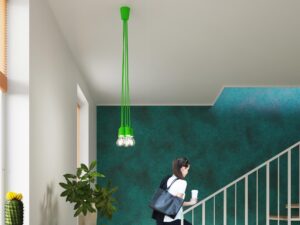 miniaturka KROMA 1 Lampa PVC Biały Styl Minimalistyczny