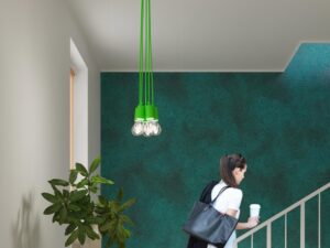 miniaturka Lampa Wisząca KROMA 5 Biały Styl Minimalistyczny