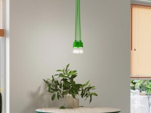 miniaturka Lampa Wisząca KROMA 5 Biały Styl Minimalistyczny