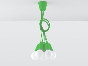 miniaturka Lampa Wisząca KROMA 5 Biały Styl Minimalistyczny