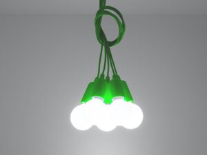miniaturka Lampa Wisząca KROMA 5 Biały Styl Minimalistyczny