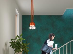 miniaturka Lampa Wisząca KROMA 5 Biały Styl Minimalistyczny