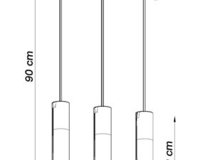 miniaturka Lampa z drewna i stali PONDERA 3L