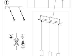 miniaturka Lampa z drewna i stali PONDERA 3L