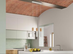 miniaturka Plafon PONDERA Czarno-Drewniane Wykończenie