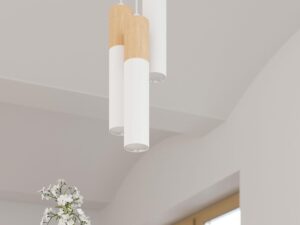 miniaturka Plafon PONDERA Czarno-Drewniane Wykończenie