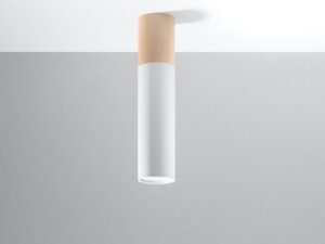 miniaturka Plafon PONDERA Czarno-Drewniane Wykończenie