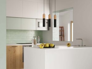 miniaturka Elegancka Lampa Wisząca PONDERA Czarna