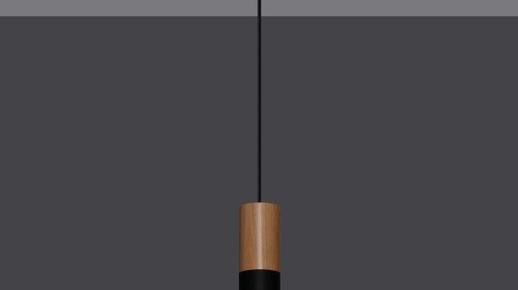 miniaturka Elegancka Lampa Wisząca PONDERA Czarna