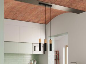 miniaturka Lampa z drewna i stali PONDERA 2