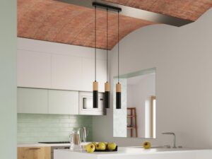 miniaturka Plafon PONDERA Czarno-Drewniane Wykończenie