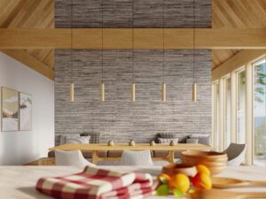 miniaturka Lampa Wisząca LIRADIX 3L Naturalne Drewno