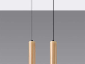 miniaturka Rustykalna Lampa Wisząca LIRADIX 2 Drewno