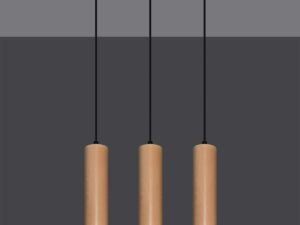 miniaturka Lampa Wisząca LIRADIX 3L Naturalne Drewno