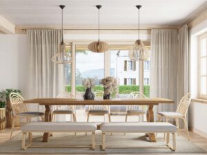 miniaturka Lampa Wisząca PULSAR Drewno Styl Tradycyjny