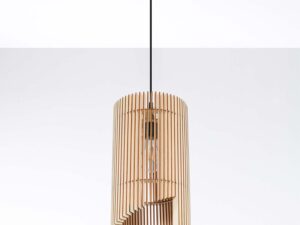 miniaturka Niepospolita Lampa Wisząca BIANCO Drewno