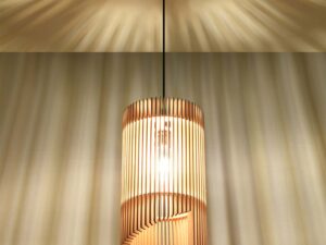 miniaturka Niepospolita Lampa Wisząca BIANCO Drewno