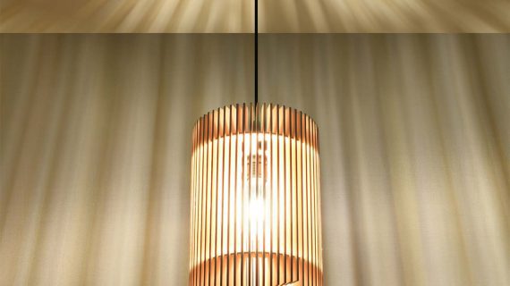 Niepospolita Lampa Wisząca BIANCO Drewno - obrazek 4