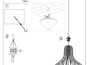miniaturka Lampa Wisząca PULSAR Drewno Styl Tradycyjny