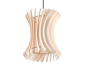 ORADIXNE Lampa Wisząca z Naturalnego Drewna