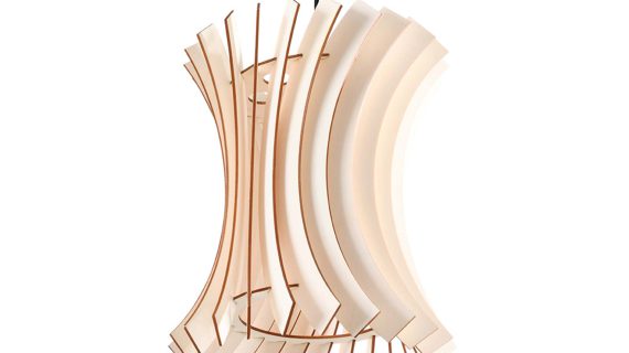 ORADIXNE Lampa Wisząca z Naturalnego Drewna