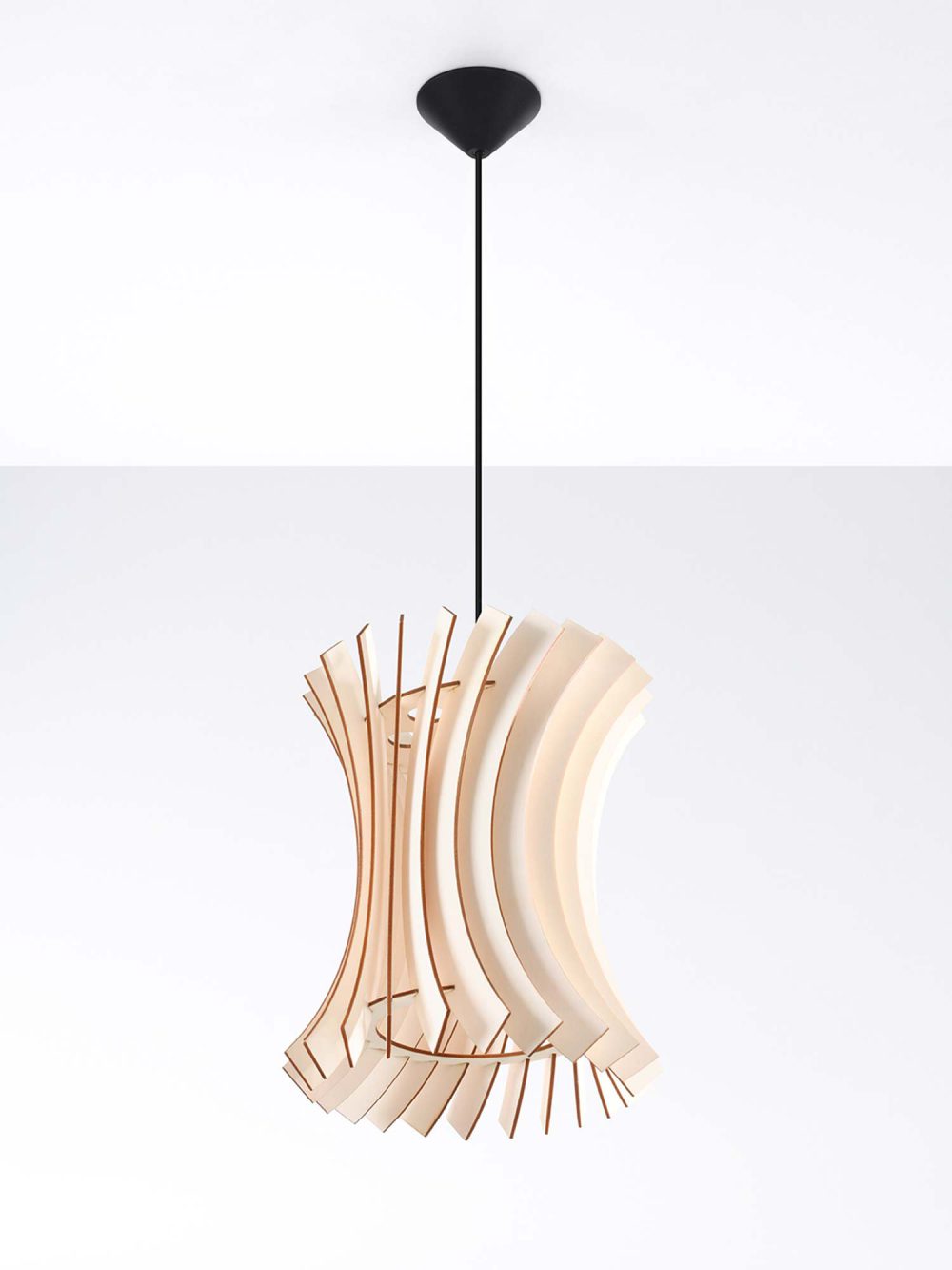 ORADIXNE Lampa Wisząca z Naturalnego Drewna - obrazek 2