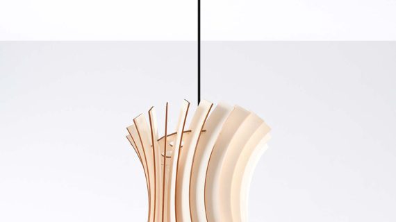 ORADIXNE Lampa Wisząca z Naturalnego Drewna - obrazek 2