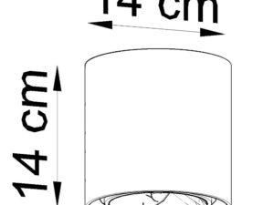 miniaturka Plafon betonowy HELIA 140 dla niestandardowych wnętrz