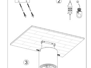 miniaturka Plafon betonowy HELIA 140 dla niestandardowych wnętrz