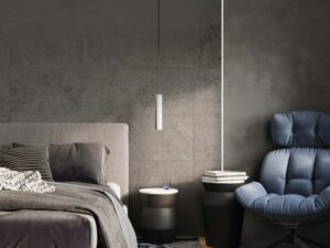 miniaturka LARIX 1 Szara Lampa Wisząca