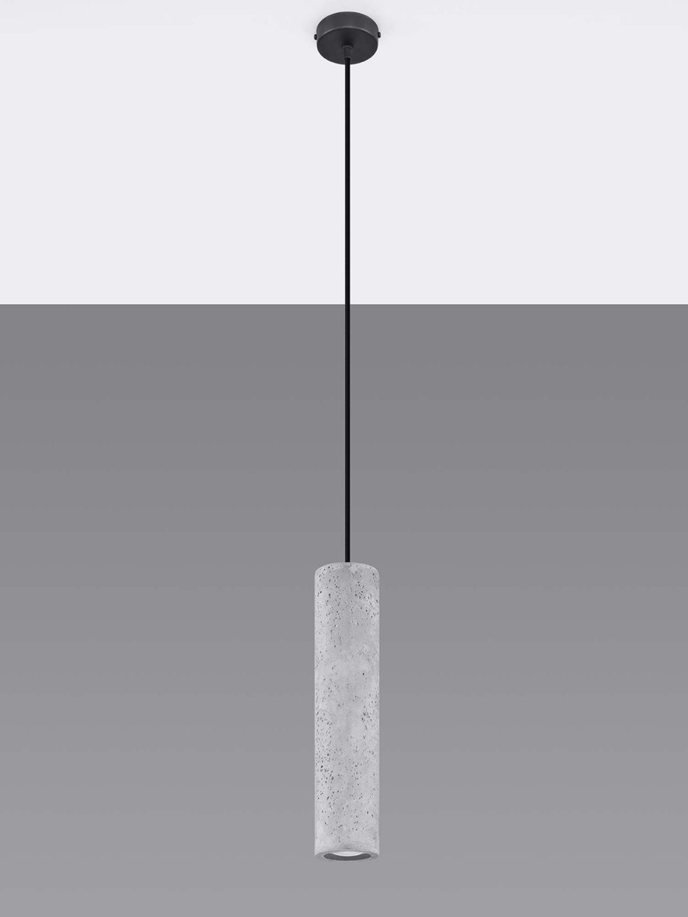 LARIX 1 Szara Lampa Wisząca - obrazek 3